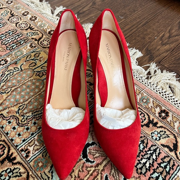 Marion Parke Classic 85mm Pumps, Size 10, Classic Red - Picture 3 of 9